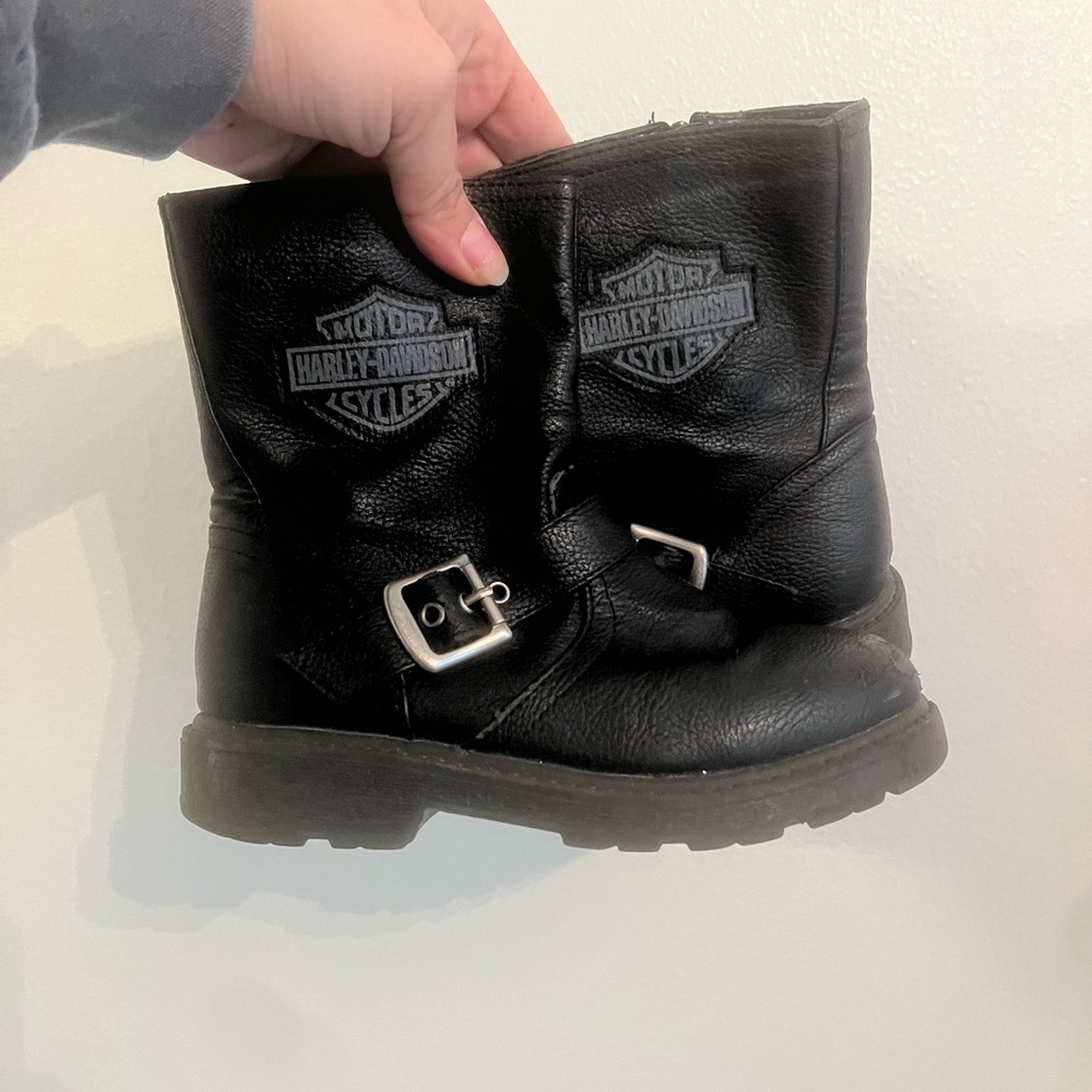 Harley-Davidson Black Leather Boots